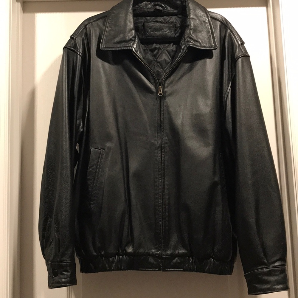 Men’s Leather Jacket- St Johns Bay